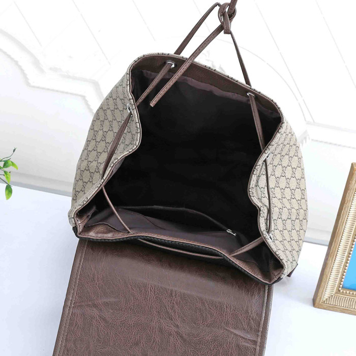 Men Women Backpack Leather Outdoor Sports School Bag Travel Laptop Bag