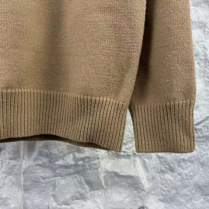 Men women long sleeve Knit sweater Loose Crew neck Jumper Tops Sweatshirts Pullover Unisex