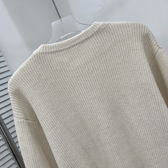 Men women long sleeve Knit sweater Loose Crew neck Jumper Tops Sweatshirts Pullover Unisex