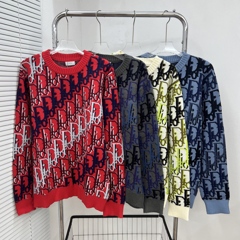 Men women long sleeve Knit sweater Loose Crew neck Jumper Tops Sweatshirts Pullover Unisex