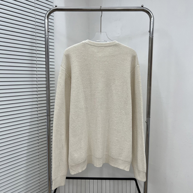 Men women long sleeve Knit sweater Loose Crew neck Jumper Tops Sweatshirts Pullover Unisex