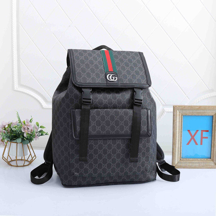 Men Women Backpack Leather Outdoor Sports School Bag Travel Laptop Bag