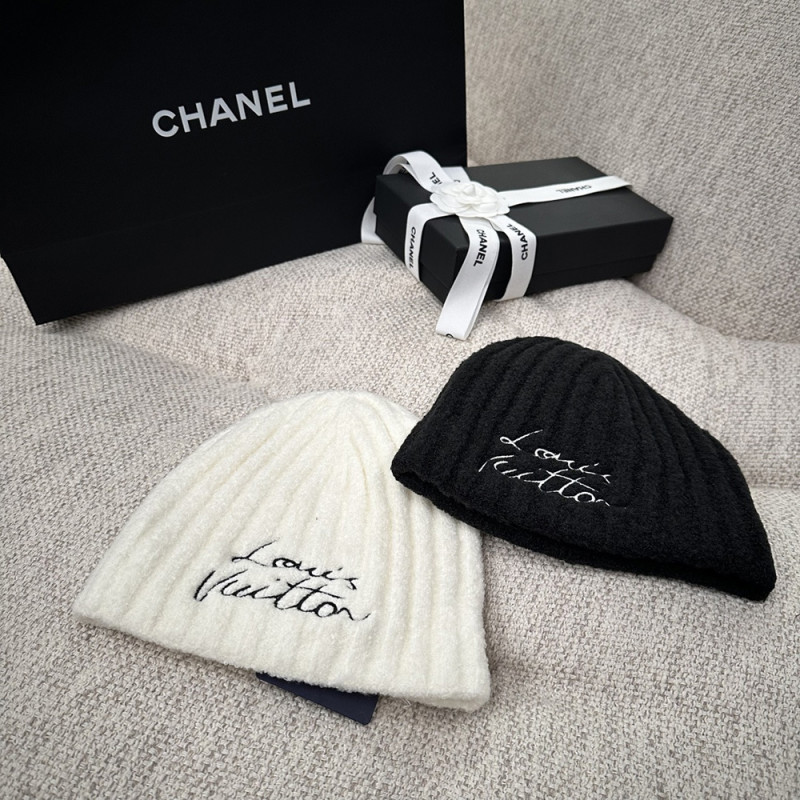Men Women Beanie Hat Winter Wool Knitted Baggy Pull On Soft Caps