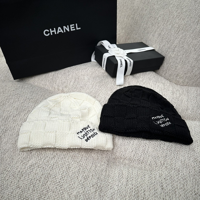 Men Women Beanie Hat Winter Wool Knitted Baggy Pull On Soft Caps