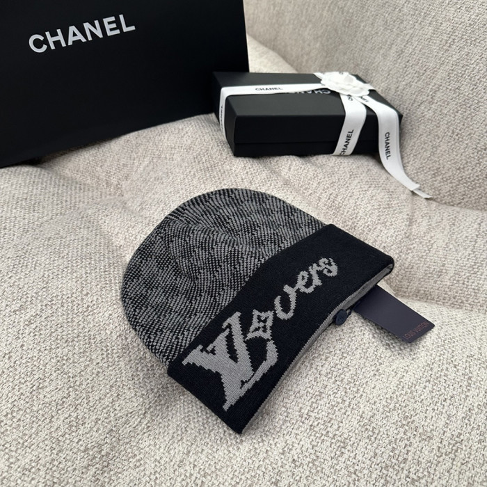 Men Women Beanie Hat Winter Wool Knitted Baggy Pull On Soft Caps