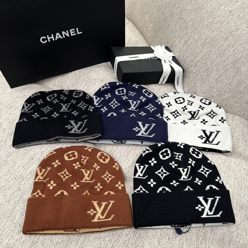 Men Women Beanie Hat Winter Wool Knitted Baggy Pull On Soft Caps