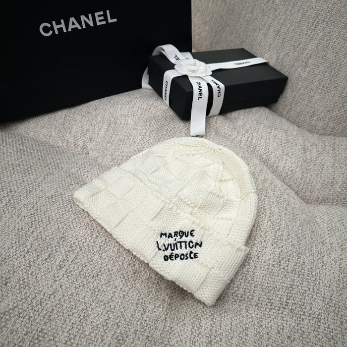Men Women Beanie Hat Winter Wool Knitted Baggy Pull On Soft Caps