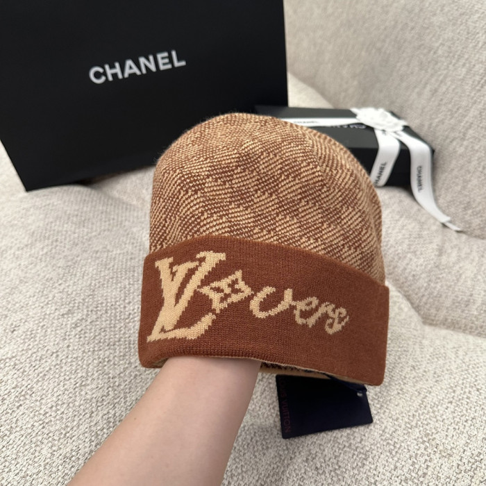 Men Women Beanie Hat Winter Wool Knitted Baggy Pull On Soft Caps