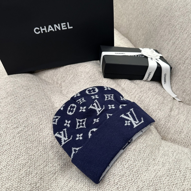 Men Women Beanie Hat Winter Wool Knitted Baggy Pull On Soft Caps