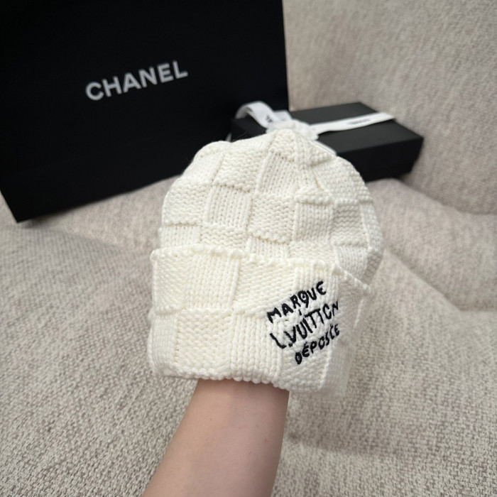 Men Women Beanie Hat Winter Wool Knitted Baggy Pull On Soft Caps