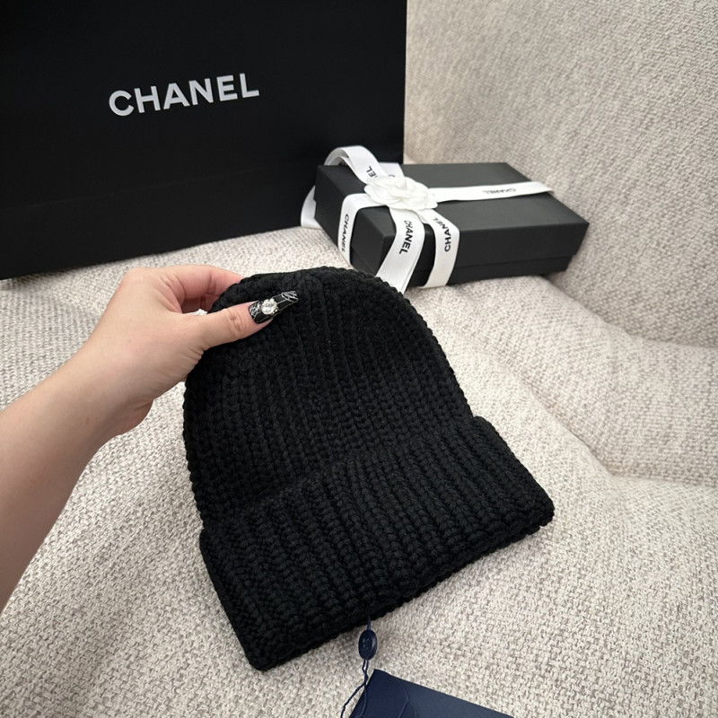 Men Women Beanie Hat Winter Wool Knitted Baggy Pull On Soft Caps