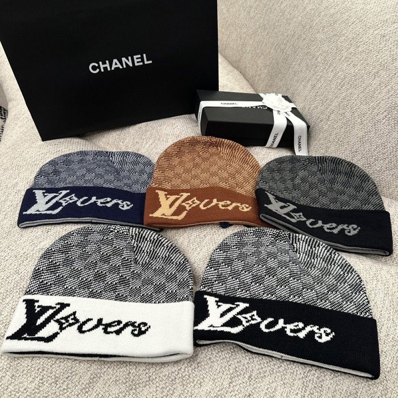 Men Women Beanie Hat Winter Wool Knitted Baggy Pull On Soft Caps
