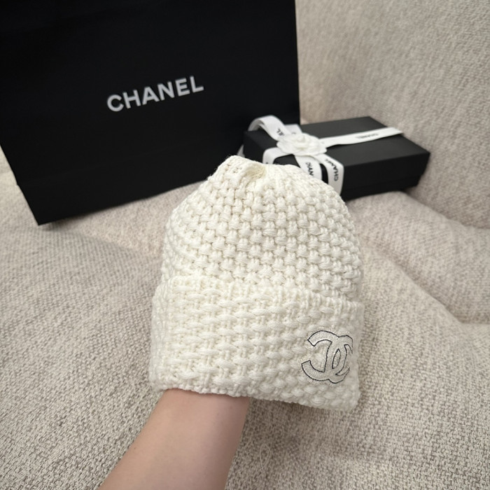Women Men Beanie Hat Winter Wool Knitted Baggy Pull On Soft Caps