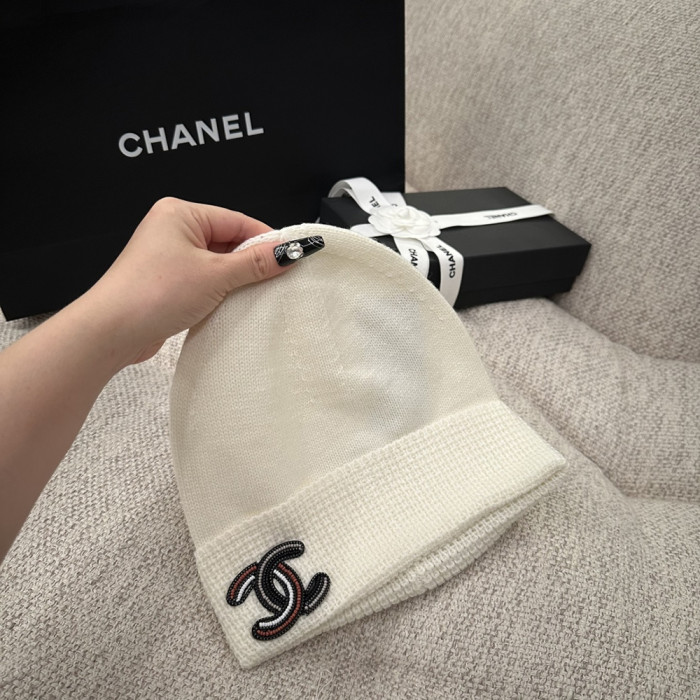 Women Men Beanie Hat Winter Wool Knitted Baggy Pull On Soft Caps