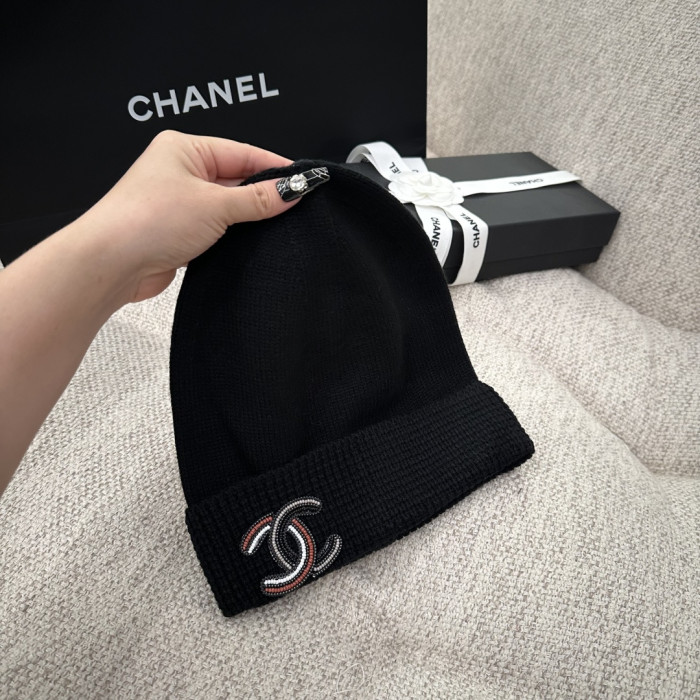 Women Men Beanie Hat Winter Wool Knitted Baggy Pull On Soft Caps