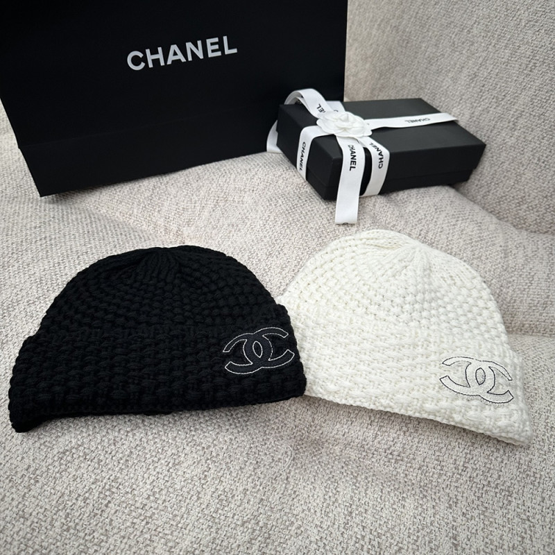 Women Men Beanie Hat Winter Wool Knitted Baggy Pull On Soft Caps