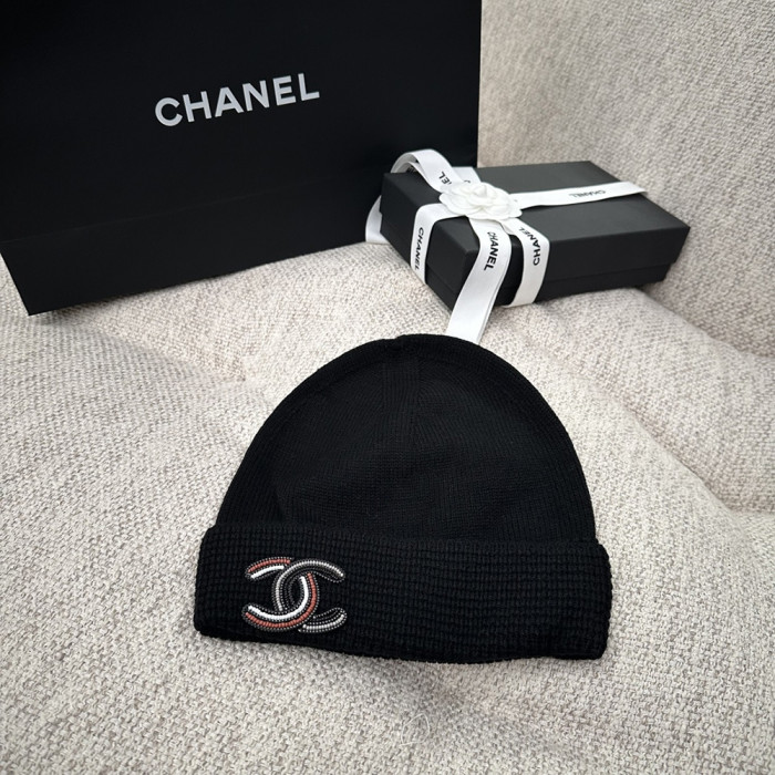 Women Men Beanie Hat Winter Wool Knitted Baggy Pull On Soft Caps