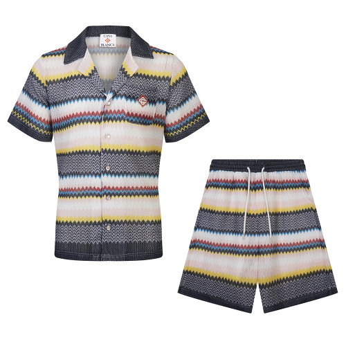 Men Women Two Piece Suit  Set Sweatshirt Pant Sweatwear Short Sleeved Shirt Printed Shirt Beach Shirt Suit Vacation Clothing