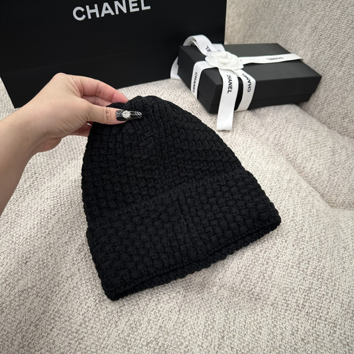 Women Men Beanie Hat Winter Wool Knitted Baggy Pull On Soft Caps