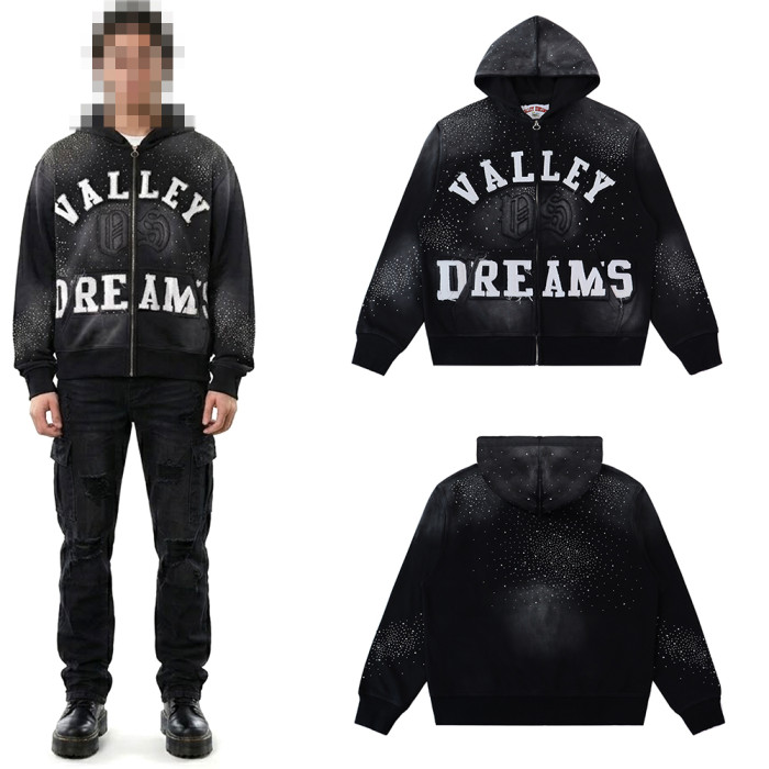 Men Women Zipper Hoodies Hooded Sweatshirt Tee Pullover Tops Sweats Unisex Teen Outfits