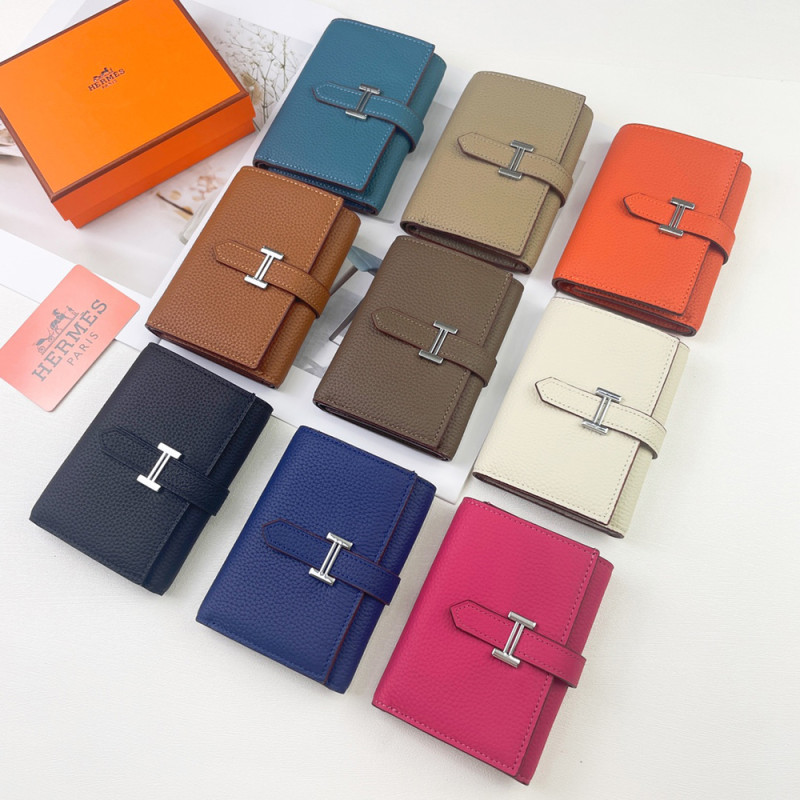 Men Women Card Case Leather Bag Coin Wallets Pouch Clutch Purses