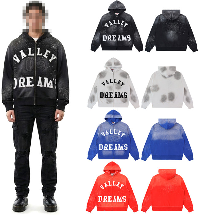 Men Women Zipper Hoodies Hooded Sweatshirt Tee Pullover Tops Sweats Unisex Teen Outfits