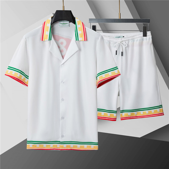 Men Women Two Piece Suit  Set Sweatshirt Pant Sweatwear Short Sleeved Shirt Printed Shirt Beach Shirt Suit Vacation Clothing