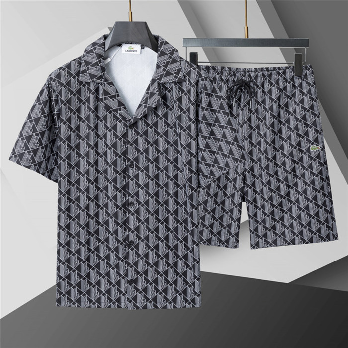 Men Women Two Piece Suit  Set Sweatshirt Pant Sweatwear Short Sleeved Shirt Printed Shirt Beach Shirt Suit Vacation Clothing