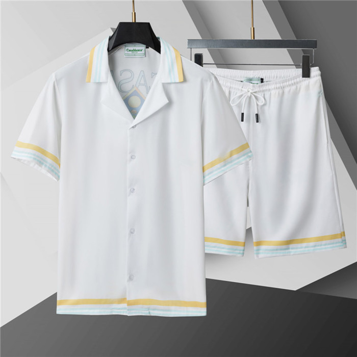 Men Women Two Piece Suit  Set Sweatshirt Pant Sweatwear Short Sleeved Shirt Printed Shirt Beach Shirt Suit Vacation Clothing