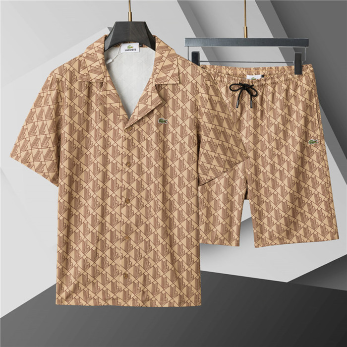 Men Women Two Piece Suit  Set Sweatshirt Pant Sweatwear Short Sleeved Shirt Printed Shirt Beach Shirt Suit Vacation Clothing
