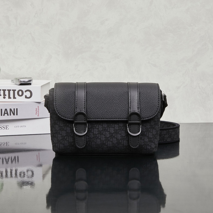 Men Messenger Shoulder Bag Leather Crossbody Sling Handbags Business Houlder Bag