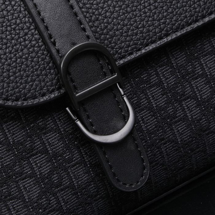 Men Messenger Shoulder Bag Leather Crossbody Sling Handbags Business Houlder Bag