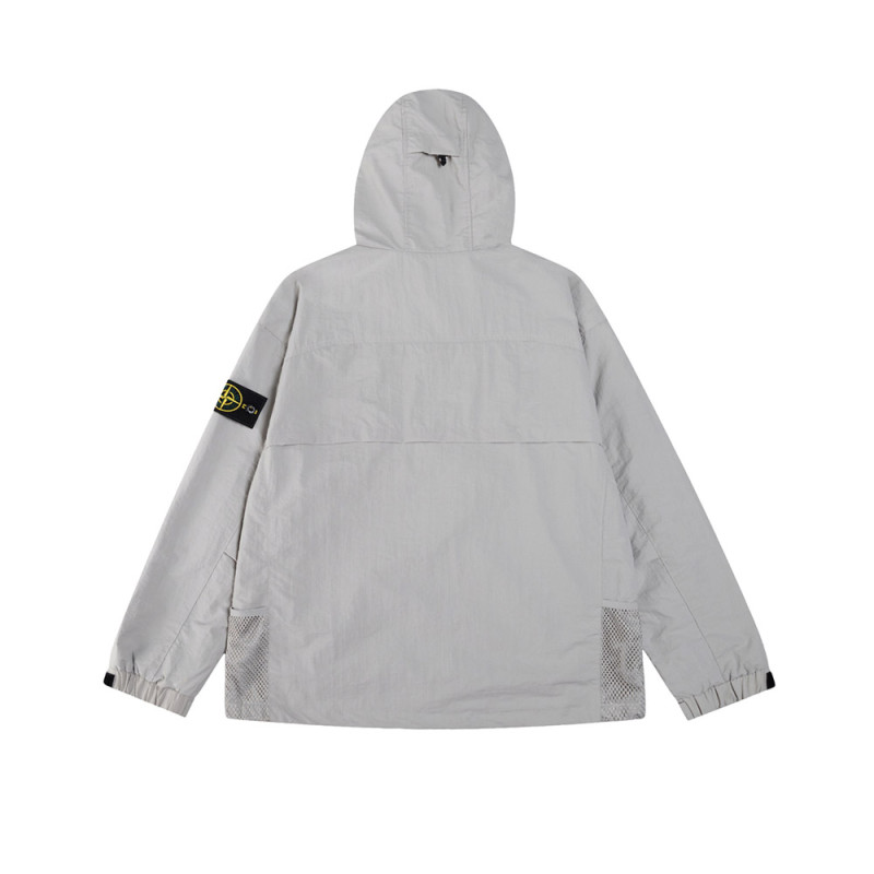 Men Women Nylon Hooded Jacket Windproof Techwear Casual Streetwear Coats Outdoor Tops Unisex