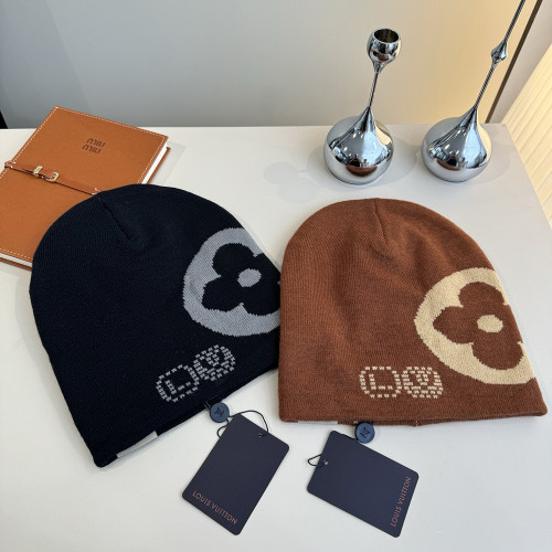 Men Women Beanie Hat Winter Wool Knitted Baggy Pull On Soft Caps