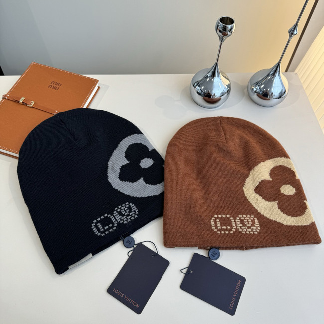 Men Women Beanie Hat Winter Wool Knitted Baggy Pull On Soft Caps