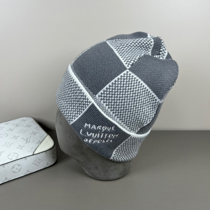 Men Women Beanie Hat Winter Wool Knitted Baggy Pull On Soft Caps