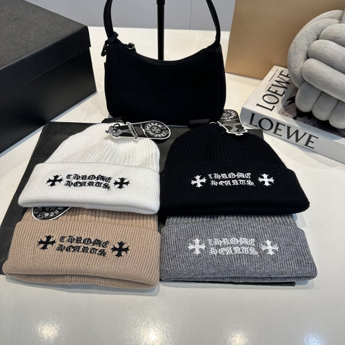Men Women Beanie Hat Winter Wool Knitted Baggy Pull On Soft Caps