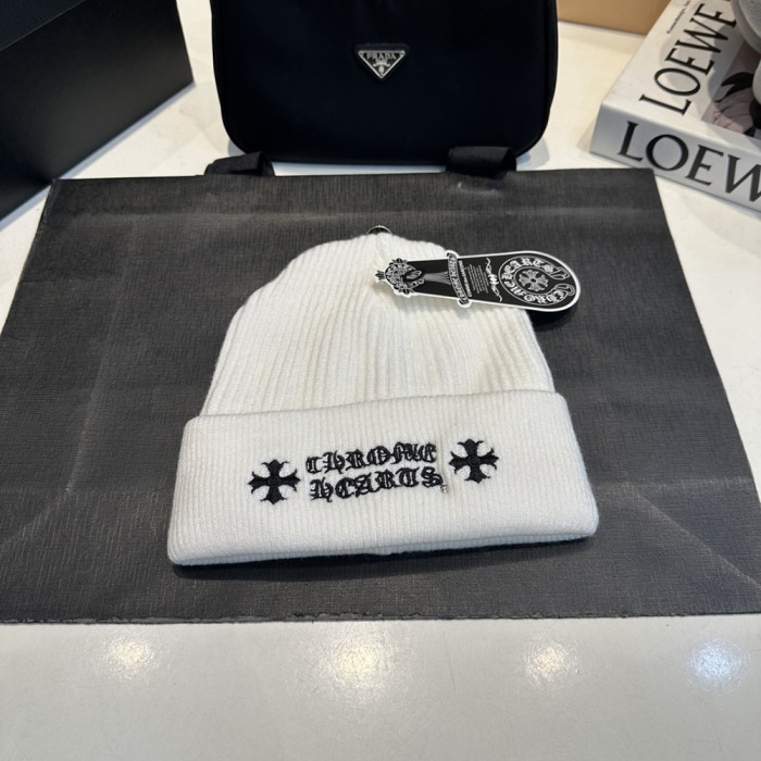 Men Women Beanie Hat Winter Wool Knitted Baggy Pull On Soft Caps