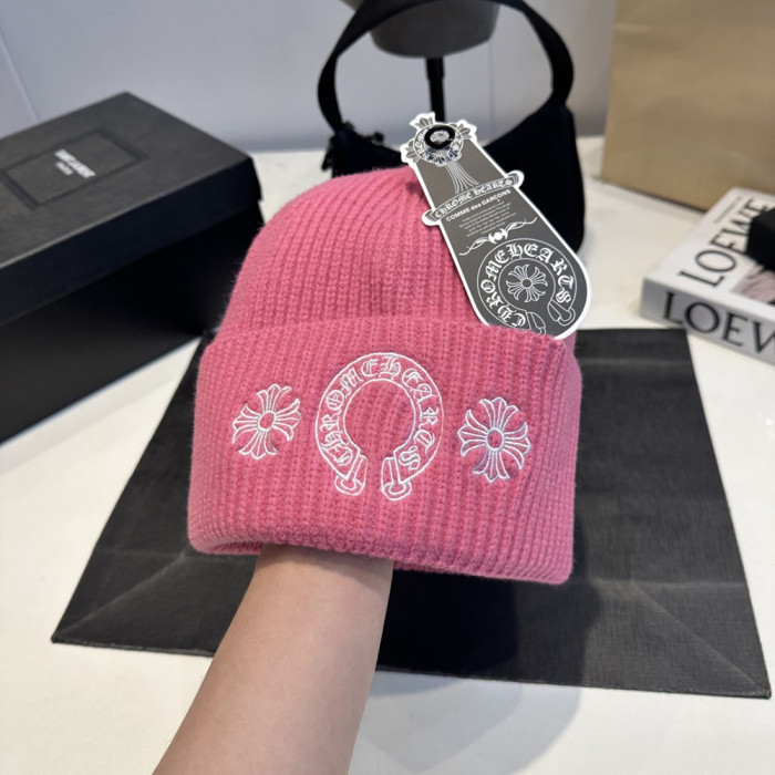Men Women Beanie Hat Winter Wool Knitted Baggy Pull On Soft Caps