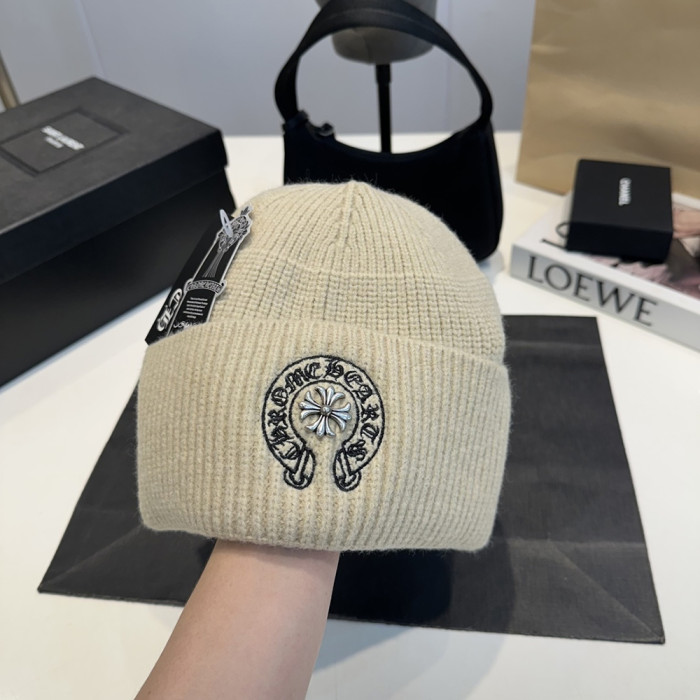 Men Women Beanie Hat Winter Wool Knitted Baggy Pull On Soft Caps