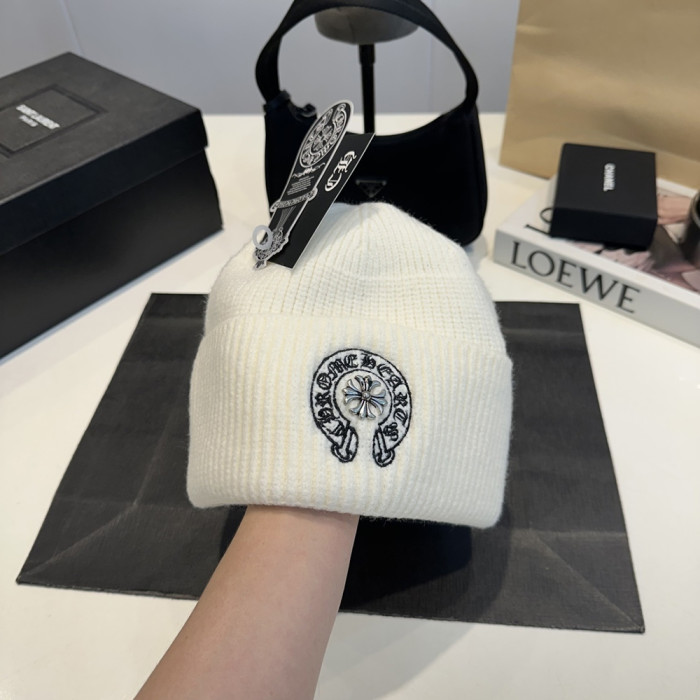 Men Women Beanie Hat Winter Wool Knitted Baggy Pull On Soft Caps