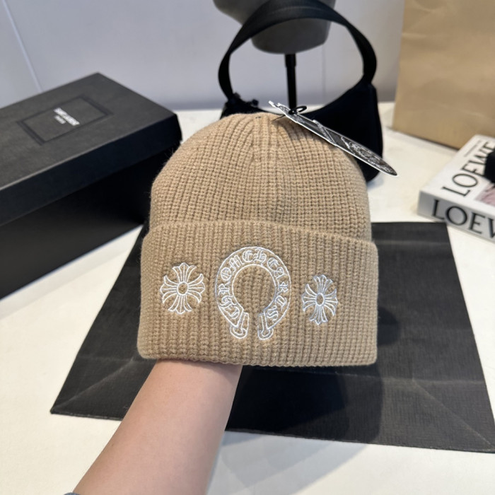 Men Women Beanie Hat Winter Wool Knitted Baggy Pull On Soft Caps