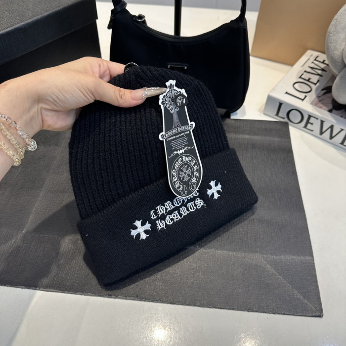 Men Women Beanie Hat Winter Wool Knitted Baggy Pull On Soft Caps