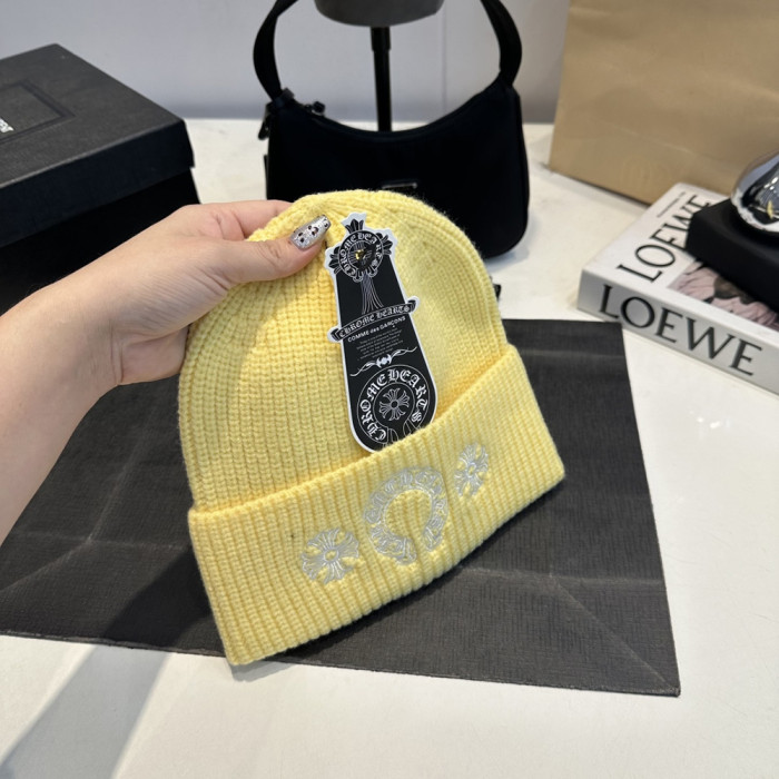 Men Women Beanie Hat Winter Wool Knitted Baggy Pull On Soft Caps