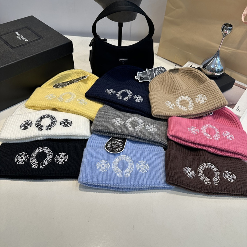 Men Women Beanie Hat Winter Wool Knitted Baggy Pull On Soft Caps