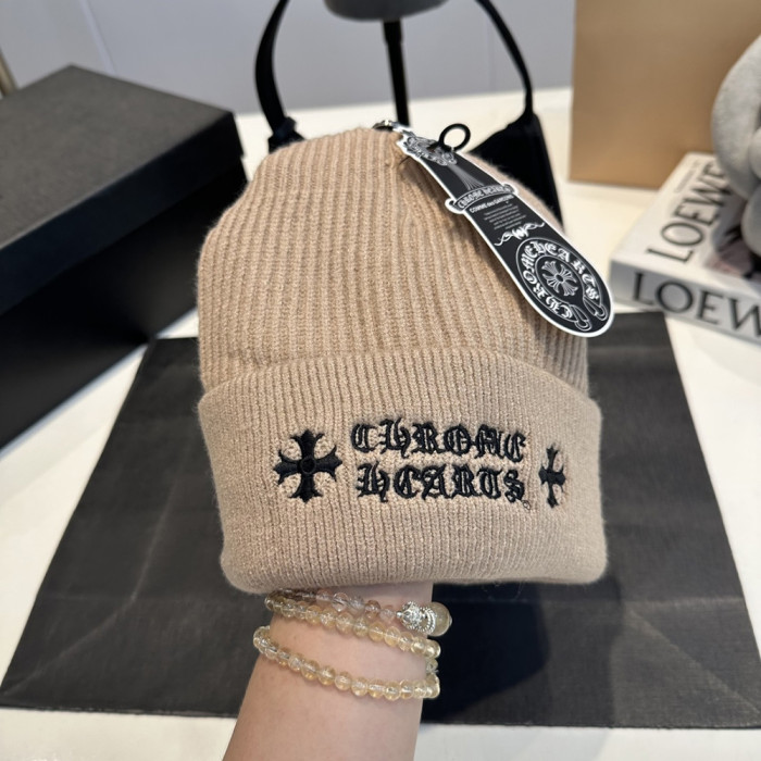 Men Women Beanie Hat Winter Wool Knitted Baggy Pull On Soft Caps