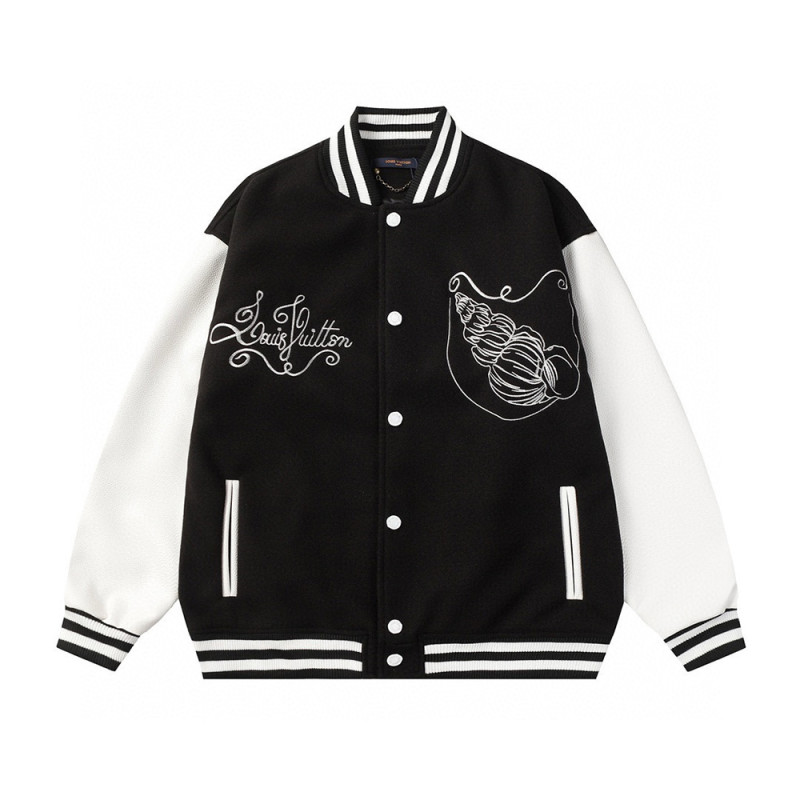 Men Long Sleeve Baseball Jackets Leather Jersey Tops Women Tracksuit