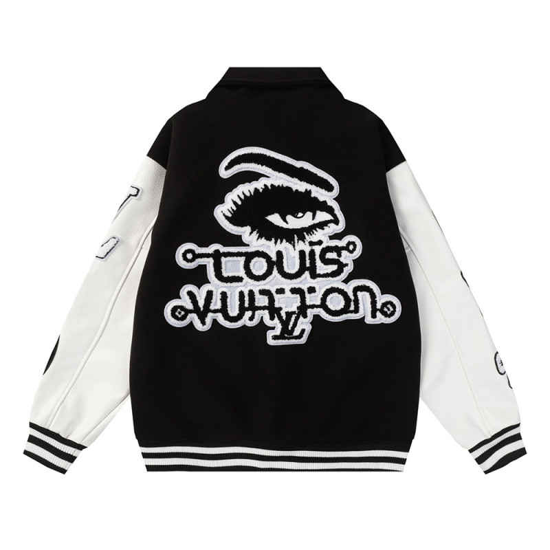 Men Long Sleeve Baseball Jackets Leather Jersey Tops Women Tracksuit