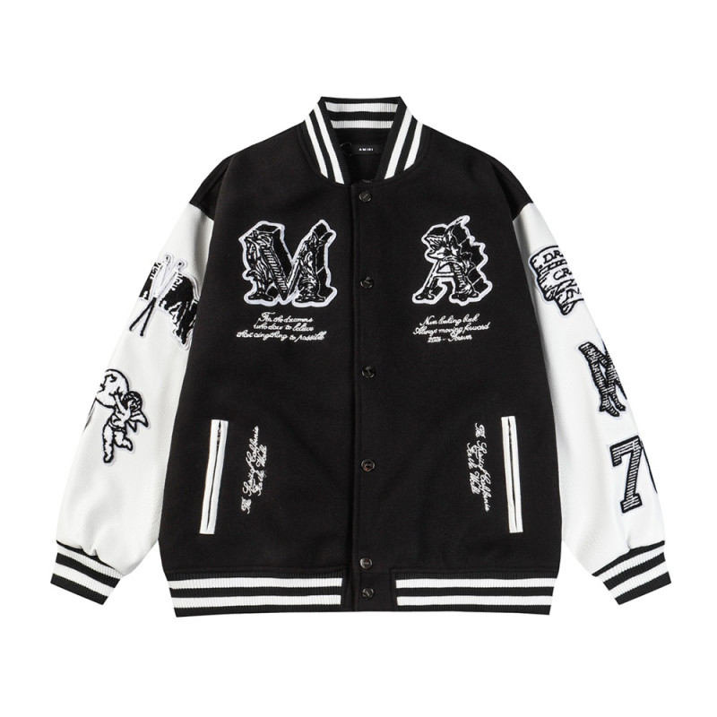 Men Long Sleeve Baseball Jackets Leather Jersey Tops Women Tracksuit
