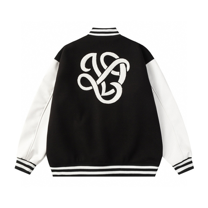 Men Long Sleeve Baseball Jackets Leather Jersey Tops Women Tracksuit